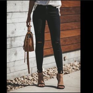 Kancan Low rise Black Jeans